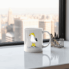 Maritime Kaffeetasse: Möwe im Regenmantel mit Schietwedder-Schriftzug – Bild 6