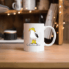 Maritime Kaffeetasse: Möwe im Regenmantel mit Schietwedder-Schriftzug – Bild 9