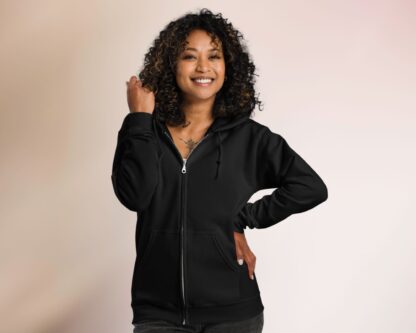 Team Gassi Hoodie mit Pfoten- und Fußabdruck – Personalisierbarer Zip-Hoodie für Hundebesitzer – Bild 10