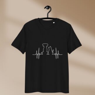 Hund-Katze-Herzschlag - Statemenet T-Shirts - personalisiet