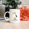 Maritime Kaffeetasse: Möwe im Regenmantel mit Schietwedder-Schriftzug – Bild 4