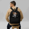 Rucksack personalisiert mit Haustierbild & Name – Reißverschluss Design – Hund Katze Fotodruck – Geschenk Tierfreund – Bild 8