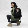 Rucksack personalisiert mit Haustierbild & Name – Reißverschluss Design – Hund Katze Fotodruck – Geschenk Tierfreund – Bild 9