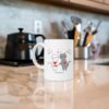 Personalisierte Tasse Kätzchen für Verliebte mit Namen – Bild 2