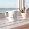 Personalisierte Tasse Kätzchen für Verliebte mit Namen – Bild 4