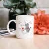 Personalisierte Tasse Kätzchen für Verliebte mit Namen – Bild 5