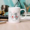 Personalisierte Tasse Kätzchen für Verliebte mit Namen