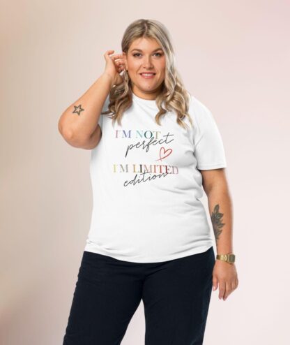 I m not perfect - Statement Shirt - Spruch T-Shirt - Lustiger Spruch - T-Shirts mit inspirierenden Sprüchen – Bild 3