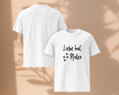 Liebe hat 4 Pfoten - Statement Shirt - Spruch T-Shirt - Lustiger Spruch - T-Shirts mit inspirierenden Sprüchen – Bild 5